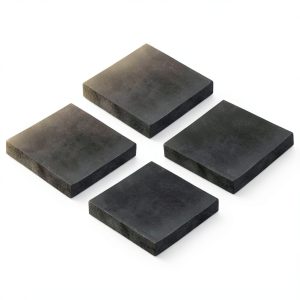 uxcell 4pcs Rubber Anti-Vibration Pads Hard Pad, 50mm Square Vibration Isolation Mats, 10mm Thickness Non-Slip Rubber Blocks, Anti-Skid Anti Noise for HVAC, Compressor, Air Conditioner-0
